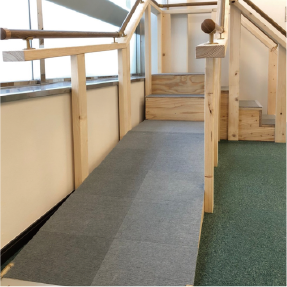 スロープ昇降訓練（勾配13％）